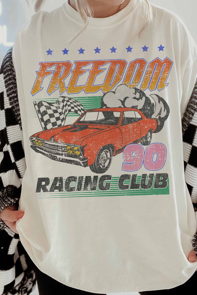 Freedom Racing Club Oversized Tee
