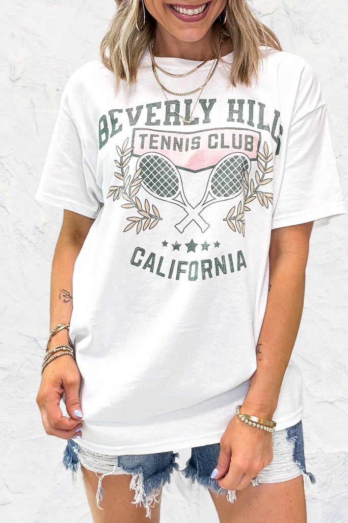 Beverly Hills Tennis Club Oversized Tee