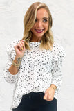 The Elayne Top - Polka Dot