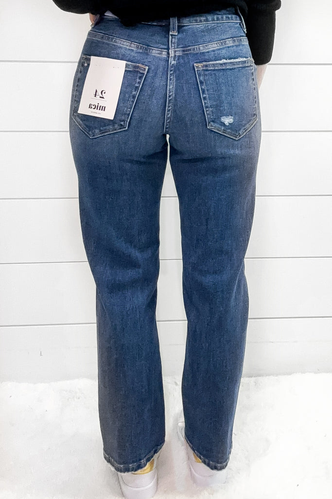 The Demi High Rise Relaxed Straight Jean