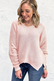 Lovely Day Sweater - Light Pink