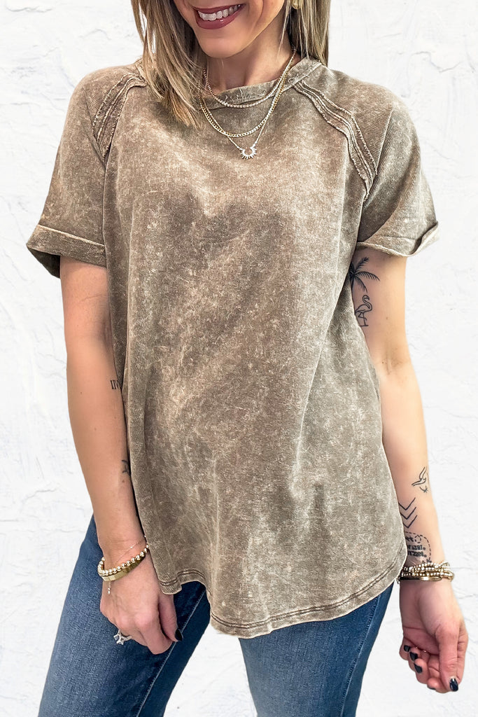 Simple Day Top - Mocha