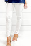 The Alix High Rise Skinny Jeans - White