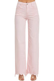 Risen Jeans - Lanie Wide Leg Jeans - Pink