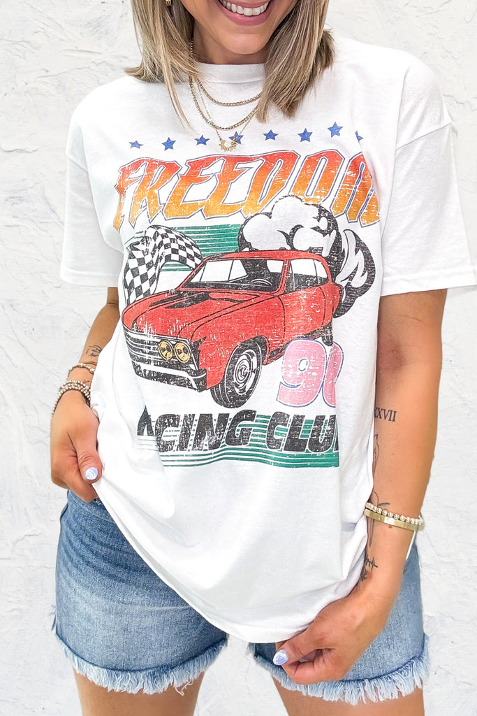 Freedom Racing Club Oversized Tee