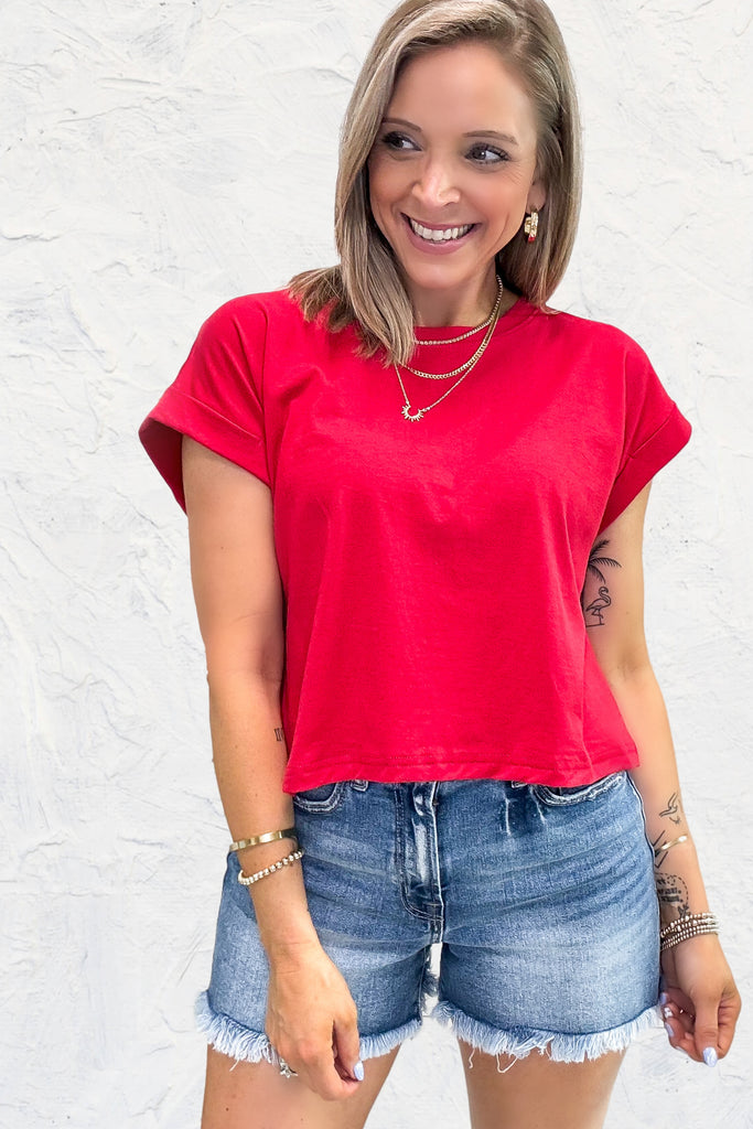 Basically Perfect Top - Red