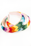 Chevron Rainbow Headband