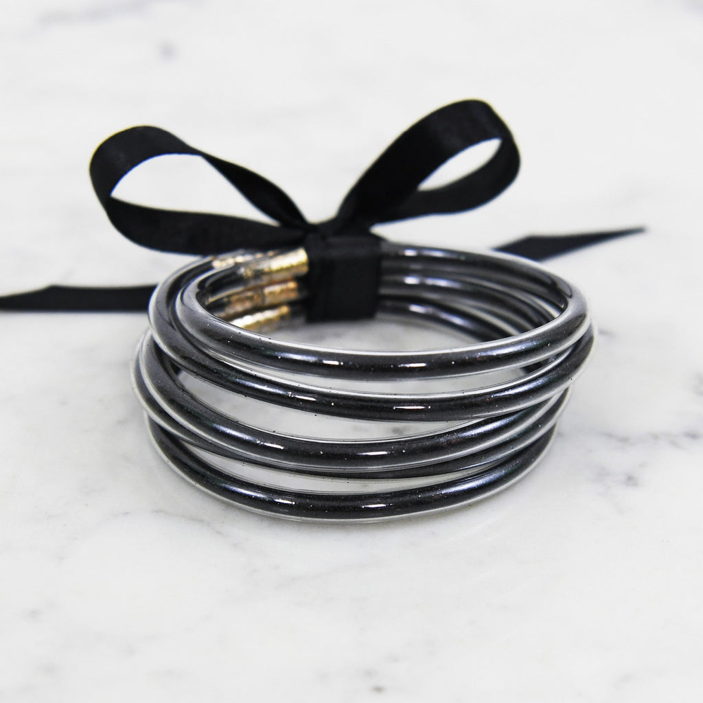 Touch of Sparkle Jelly Bangle Set