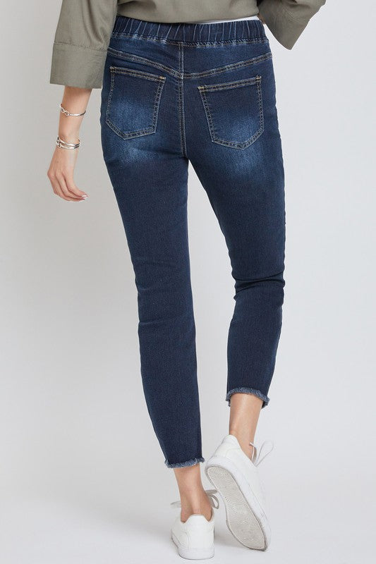 Lindsey High Rise Jogger - Denim