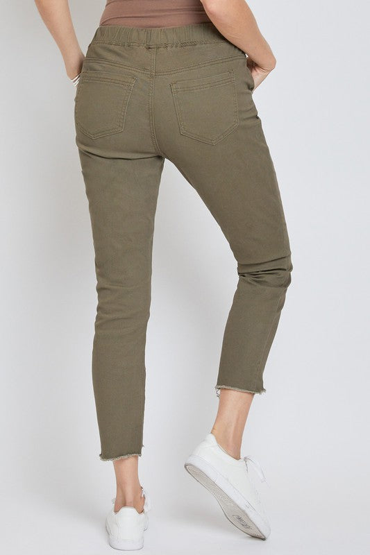 Easy Going Drawstring Pants - Olive
