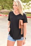 Not So Basic Boyfriend Tee - Black