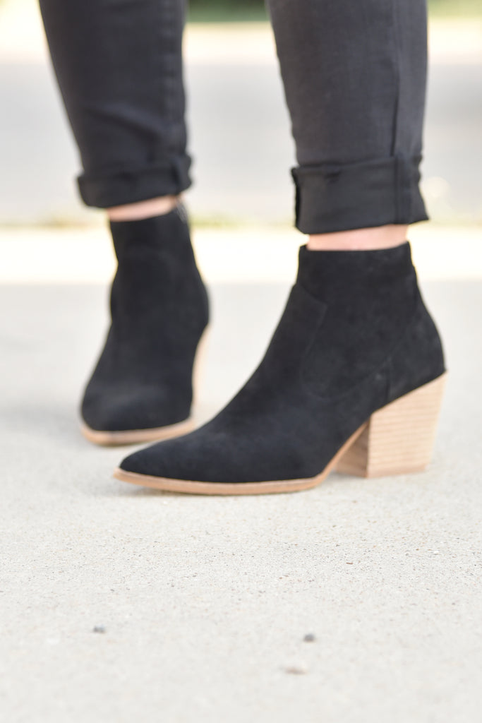 Take Me Anywhere Booties - Black