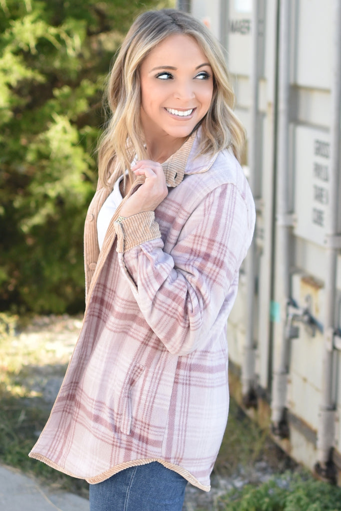 Forever Yours Reversible Shacket - Camel