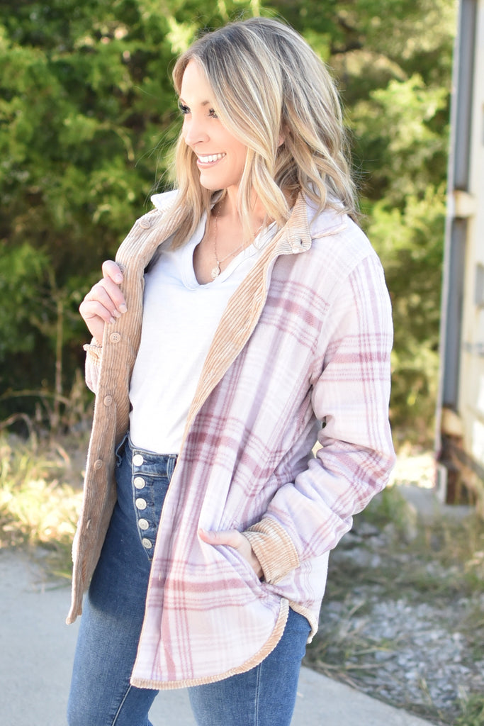 Forever Yours Reversible Shacket - Camel