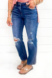The Demi High Rise Relaxed Straight Jean