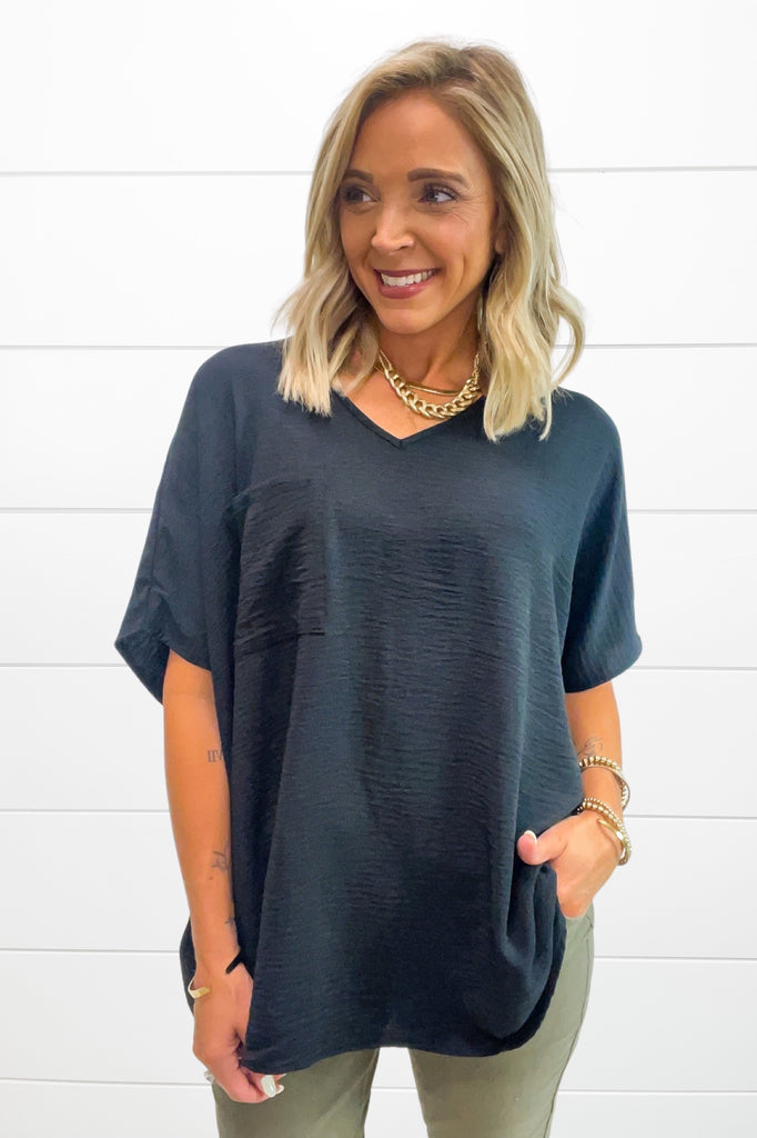 In Your Eyes Top - Black