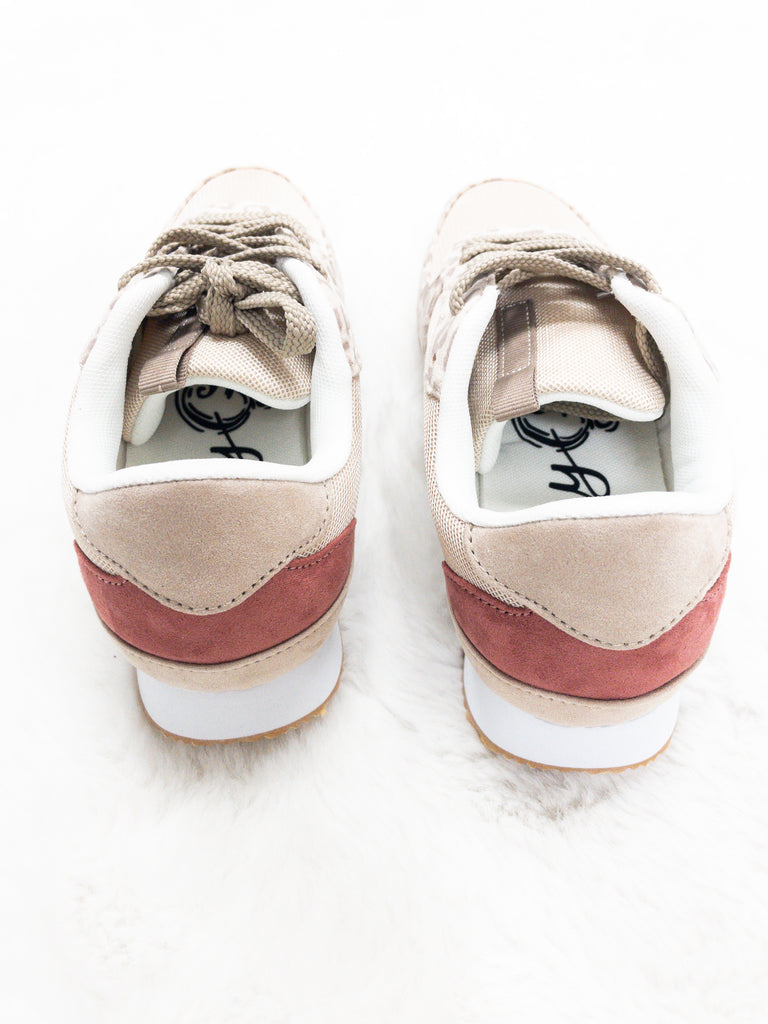 Wild For You Sneaker - Mauve Leopard
