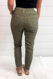 Easy Going Drawstring Pants - Olive