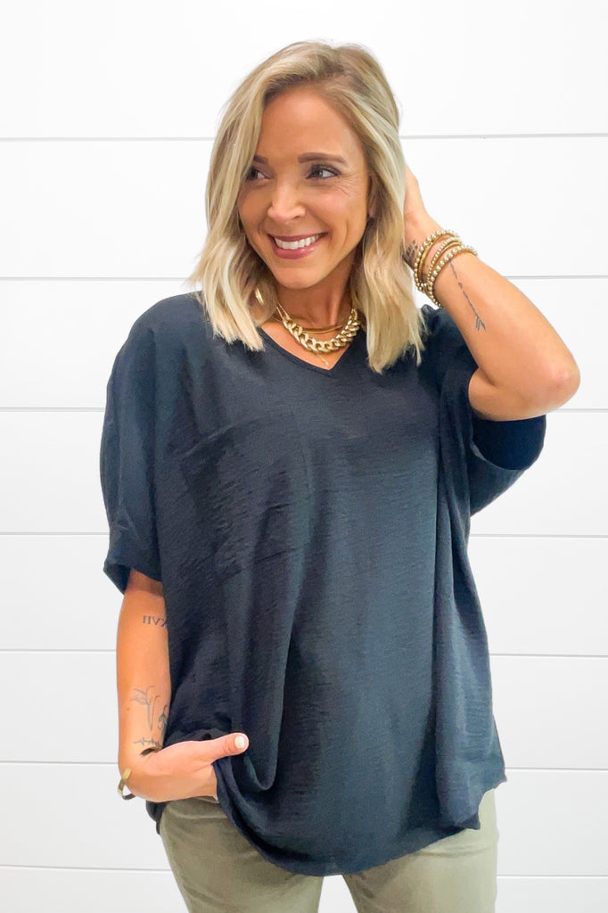 In Your Eyes Top - Black