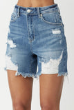 The Brinley High Rise Denim Shorts