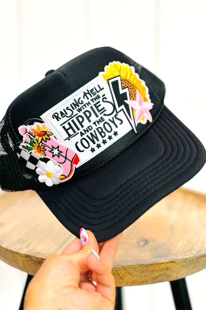 Custom Trucker Hat - Hippies and the Cowboys