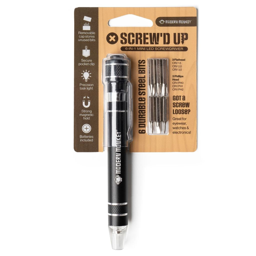 6 In 1 Mini LED Screwdriver