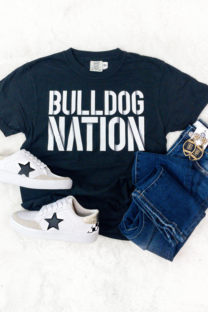 Bulldog Nation Tee - Black