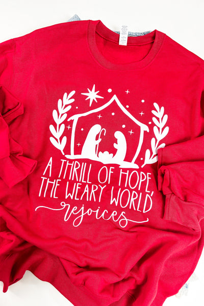 Manger Rejoices Sweatshirt