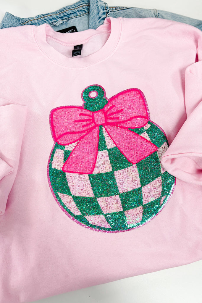 Sequin Ornament Sweatshirt