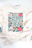 Merry and Bright Christmas Sweatshirt