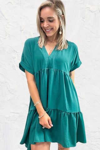 The Stassi Dress - Emerald