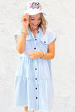 Fun In The Sun Dress - Denim