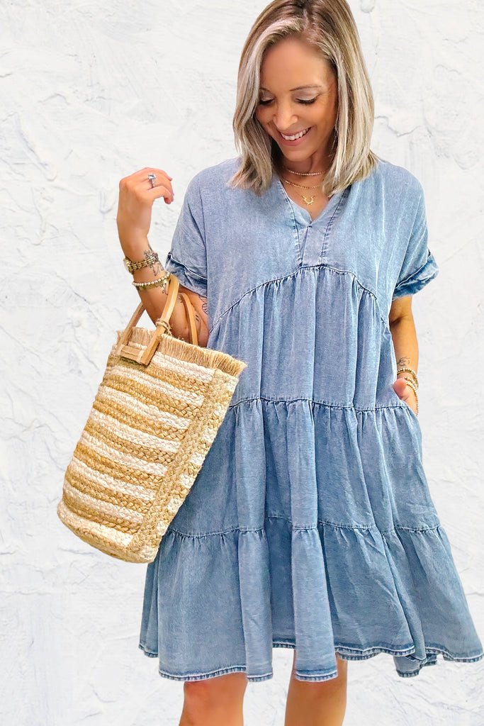 Lovely Days Denim Dress