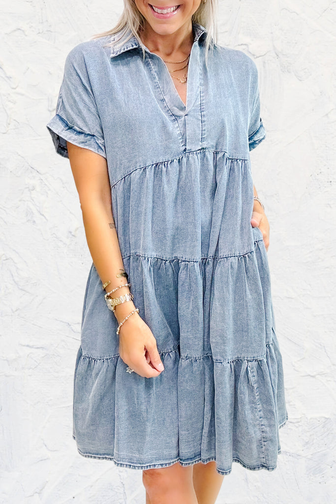 Lovely Days Denim Dress