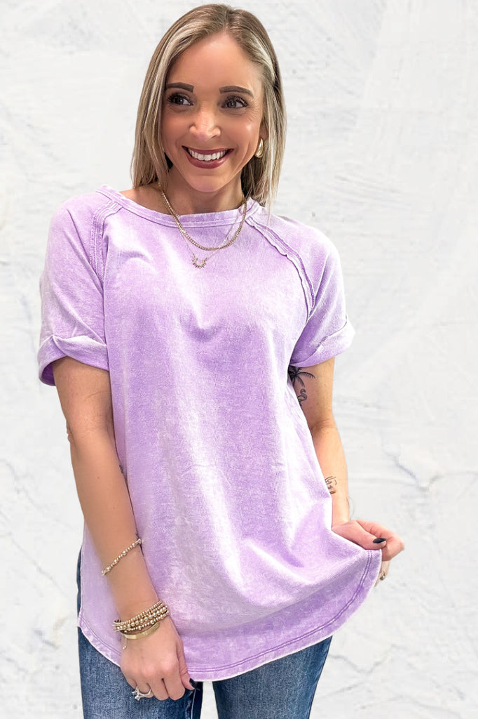 Simple Day Top - Lavender