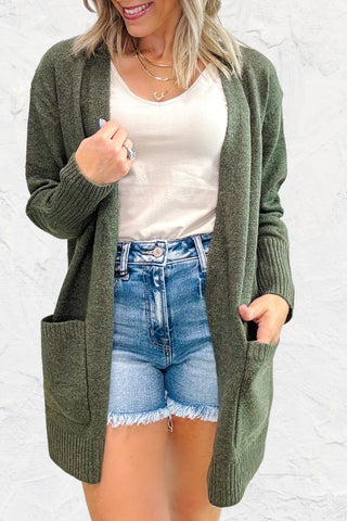 The Ellie Cardigan - Olive