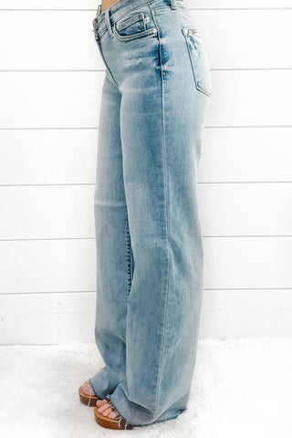 Esme Mid-Rise Long Inseam (34) Uncuffed Skinny Judy Blue Jeans – True  Betty Boutique