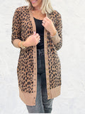 The Kennedy Cardigan - Brown Cheetah