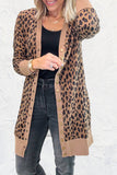 The Kennedy Cardigan - Brown Cheetah