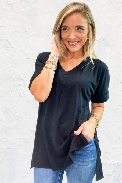 On The Go Top - Black