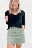 The Allie Skirt - Olive