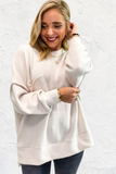 Cuddle Me Oversized Pullover - Ivory