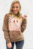 Happy Days Checkered Sweatshirt