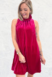 All For Love Dress - Cranberry