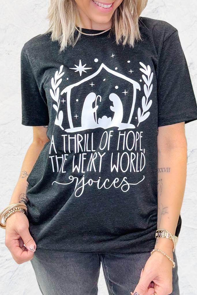 Manger Rejoices Tee