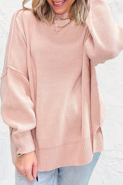 The Callie Sweater - Light Pink