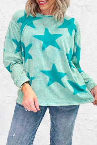 Stars Above Top - Teal