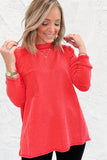 Simple Perfection Corded Top - Red