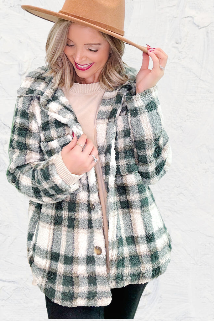 Cabin Bound Faux Fur Shacket