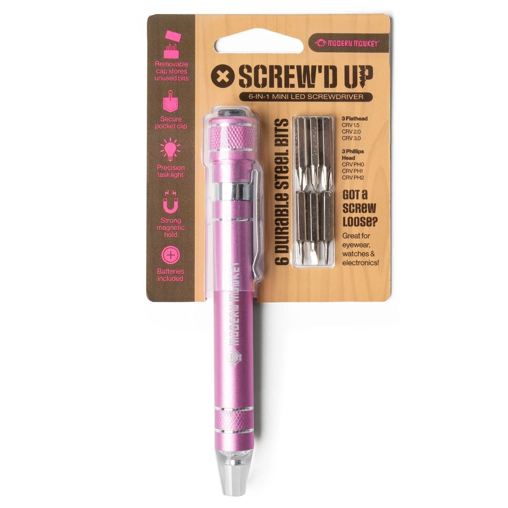 6 In 1 Mini LED Screwdriver